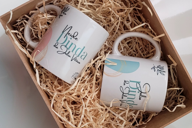 Sublimug - Caneca Padrinhos Batismo Personalizada